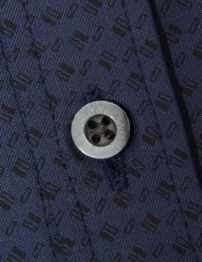 Camisa de vestir Perry Ellis manga larga para hombre