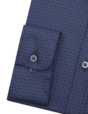 Camisa de vestir Perry Ellis manga larga para hombre