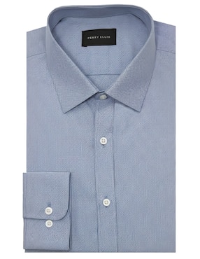 Camisa de vestir Perry Ellis manga larga para hombre