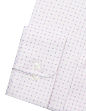Camisa de vestir John Henry manga larga para hombre
