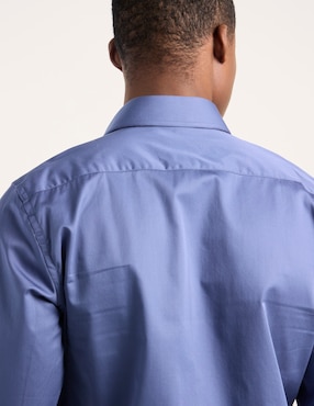 Camisa de vestir Nautica de algodón manga larga para hombre