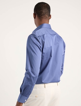 Camisa de vestir Nautica de algodón manga larga para hombre