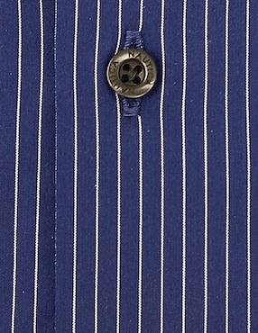 Camisa de vestir Nautica manga larga para hombre