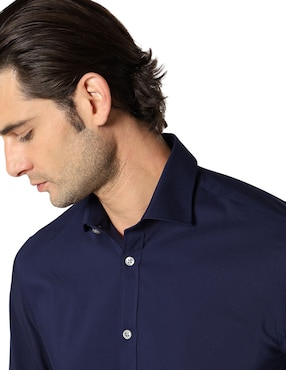 Camisa de vestir Michael Kors de algodón manga larga para hombre