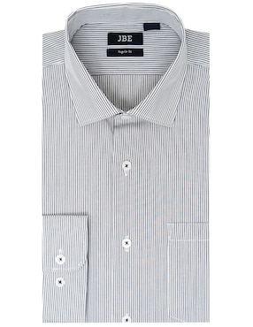 Camisa de vestir Jbe de algodón manga larga para hombre