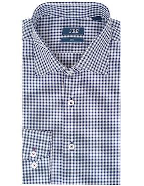 Camisa de vestir Jbe de algodón manga larga para hombre