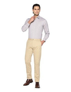 Camisa de vestir Michael Kors de algodón manga larga para hombre