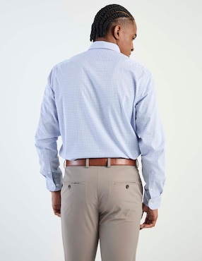 Camisa de vestir Tommy Hilfiger de algodón manga larga para hombre