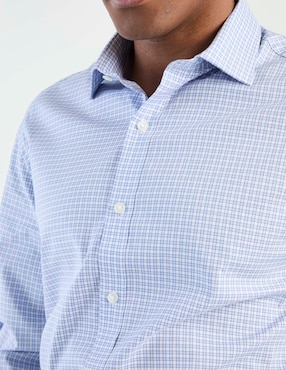 Camisa de vestir Tommy Hilfiger de algodón manga larga para hombre