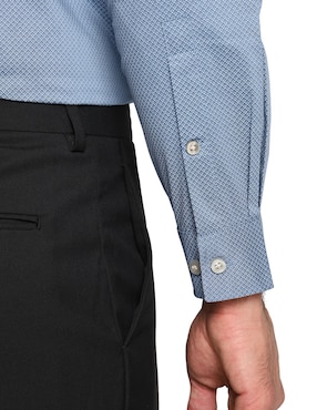 Camisa de vestir Michael Kors de algodón manga larga para hombre