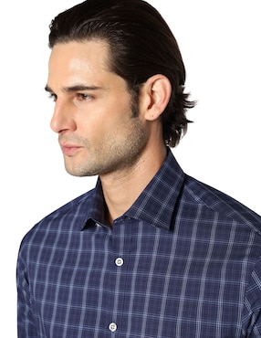 Camisa de vestir Michael Kors de algodón manga larga para hombre