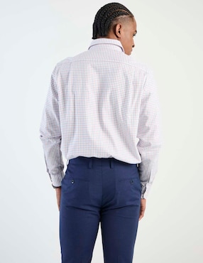 Camisa de vestir Tommy Hilfiger de algodón manga larga para hombre