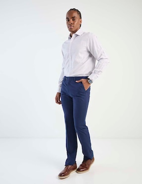 Camisa de vestir Tommy Hilfiger de algodón manga larga para hombre