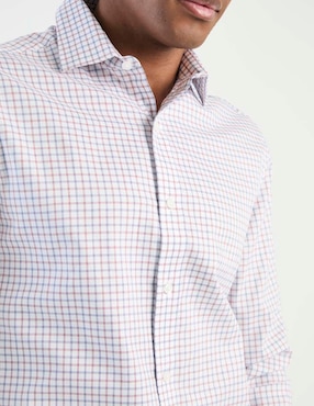Camisa de vestir Tommy Hilfiger de algodón manga larga para hombre