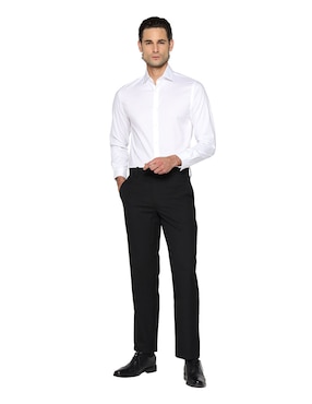 Camisa de vestir Michael Kors de algodón manga larga para hombre