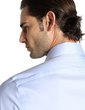 Camisa de vestir Michael Kors de algodón manga larga para hombre