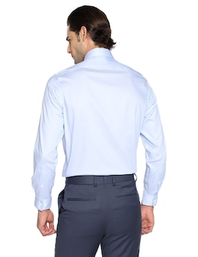 Camisa de vestir Michael Kors de algodón manga larga para hombre