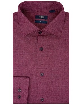 Camisa de vestir JBE de algodón manga larga para hombre