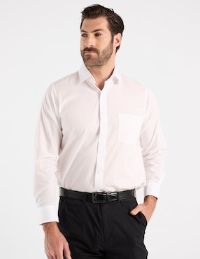 Camisa de vestir Manchester manga larga para hombre