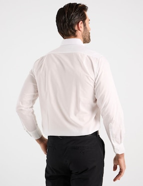 Camisa de vestir Manchester manga larga para hombre