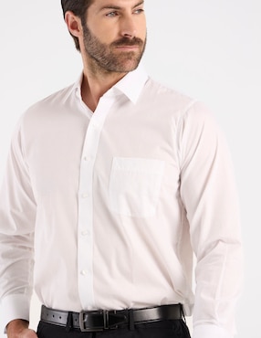 Camisa de vestir Manchester manga larga para hombre