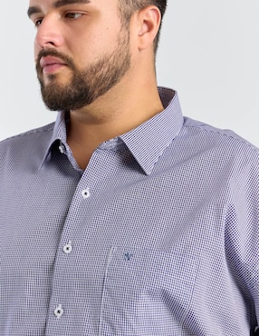 Camisa de vestir Manchester manga larga para hombre