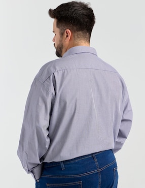 Camisa de vestir Manchester manga larga para hombre