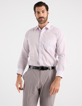 Camisa de vestir Manchester manga larga para hombre