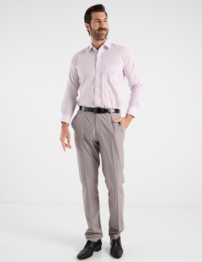 Camisa de vestir Manchester manga larga para hombre