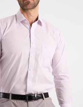 Camisa de vestir Manchester manga larga para hombre