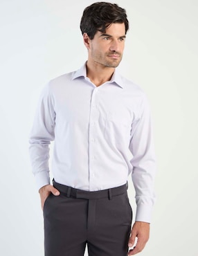 Camisa de vestir L.P.C. de bambú manga larga para hombre
