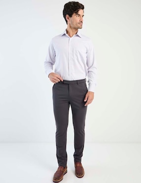 Camisa de vestir L.P.C. de bambú manga larga para hombre