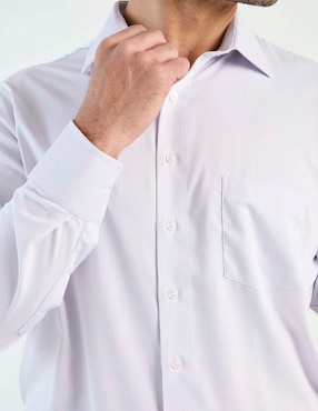 Camisa de vestir L.P.C. de bambú manga larga para hombre