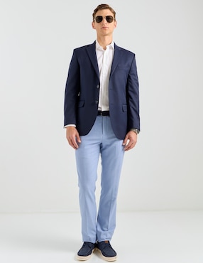 Camisa de vestir Perry Ellis manga larga para hombre