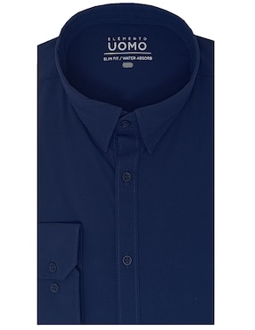 Camisa de vestir Elemento Uomo manga larga para hombre