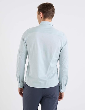 Camisa casual Elemento Uomo de algodón manga larga para hombre