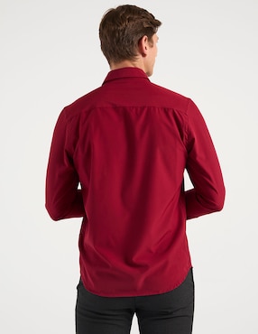 Camisa de vestir Elemento Uomo manga larga para hombre