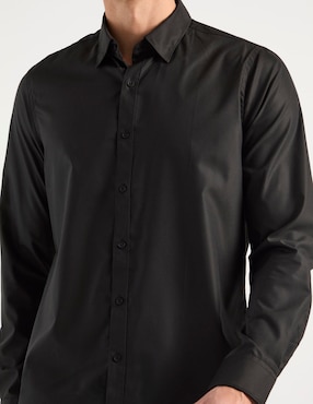 Camisa de vestir Elemento Uomo manga larga para hombre