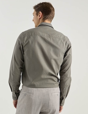Camisa de vestir Elemento Uomo manga larga para hombre