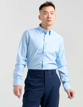 Camisa formal Elemento Uomo manga larga para hombre