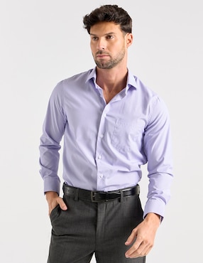 Camisa de vestir Jbe manga larga para hombre