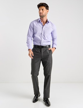 Camisa de vestir Jbe manga larga para hombre