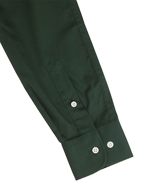 Camisa casual Nautica de algodón manga larga para hombre
