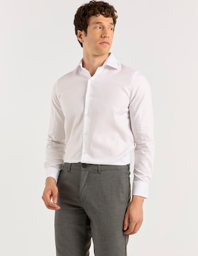 Camisa de vestir Nautica de algodón para hombre