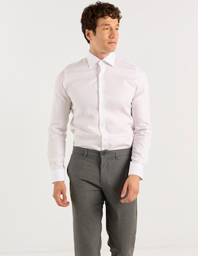 Camisa de vestir Nautica de algodón para hombre