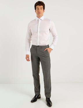 Camisa de vestir Nautica de algodón para hombre