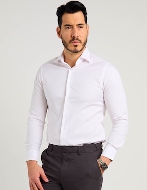 Camisa de vestir JBE manga larga para hombre