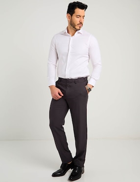 Camisa de vestir JBE manga larga para hombre