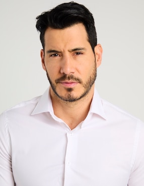 Camisa de vestir JBE manga larga para hombre
