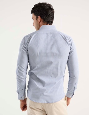 Camisa de vestir Jbe de algodón manga larga para hombre